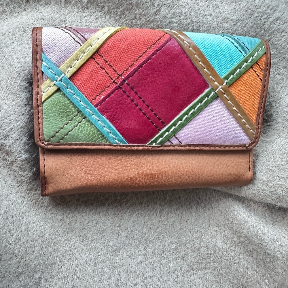 Fossil Multicolor Patchwork Wallet - Picture 2 of 5